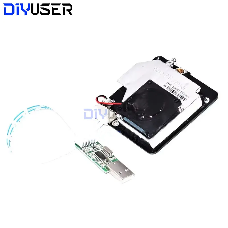 DIYUSER Nova PM Sensor SDS011 High Precision Laser PM2.5 Air Quality Detection Sensor Module Super Dust Sensors, Digital Output