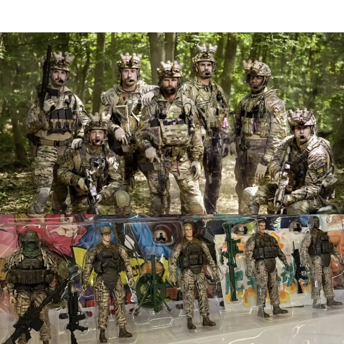 Véritable modèle militaire BBI 1:18 figurine articulée jouet prêt à l'emploi