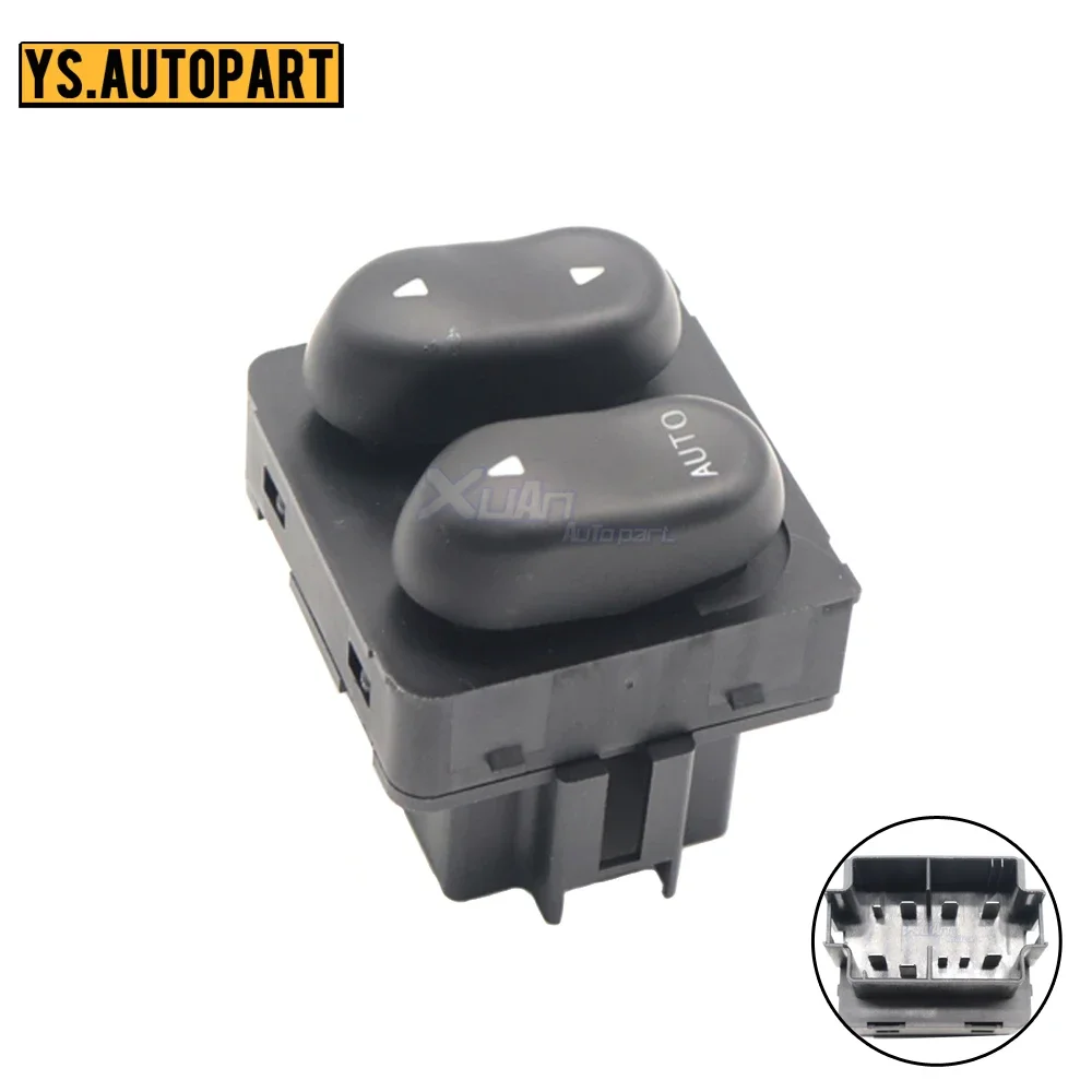 Front LH Left Driver Side Power Window Door Switch Button XL3Z-14529-AA For Ford F150 F250 Truck w/ 2 door 1999-2002 SW7091