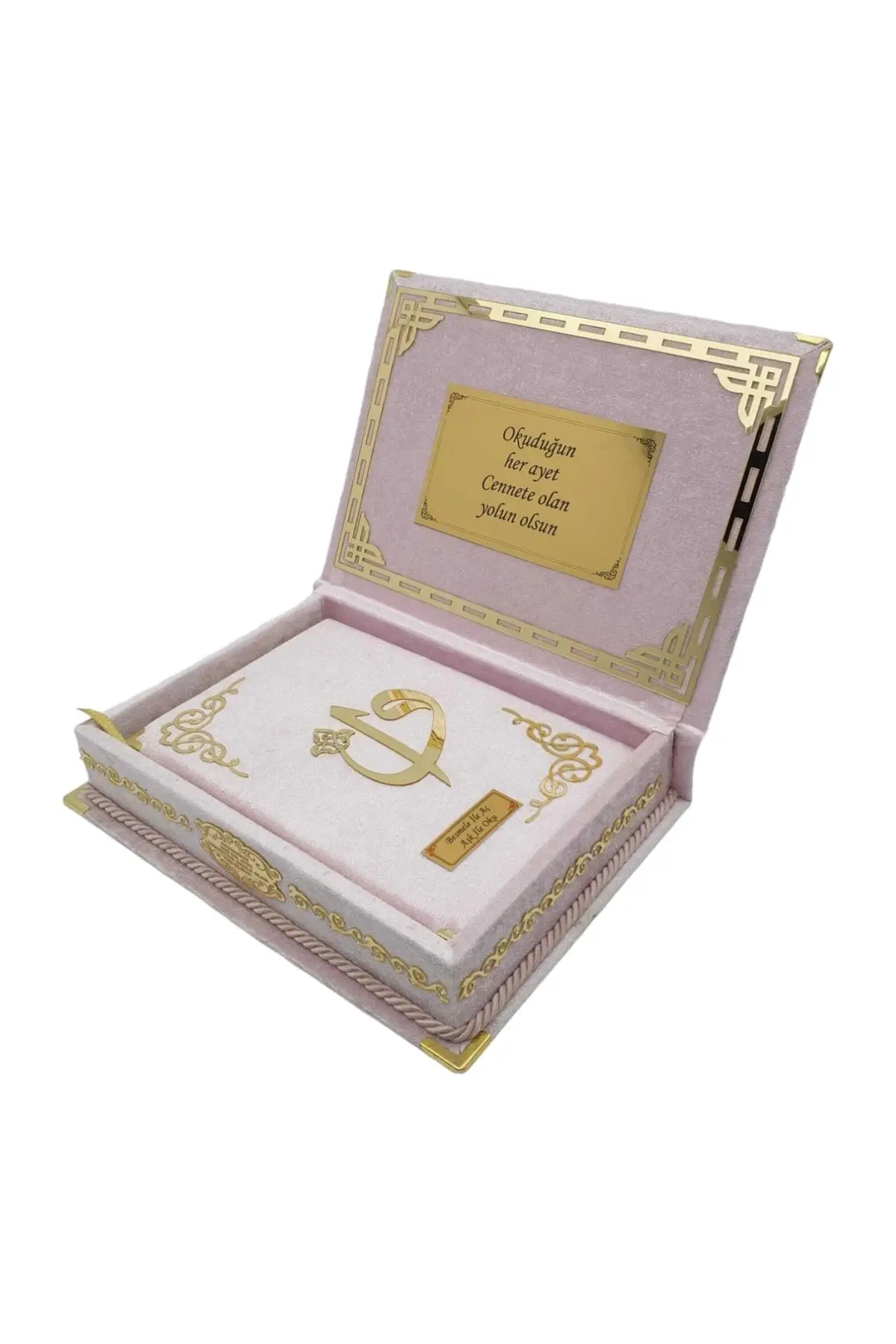 Muslim Gift  Special Velvet Boxed Powder Gift Quran Set Hajj Umrah Muslim Islamic Quran