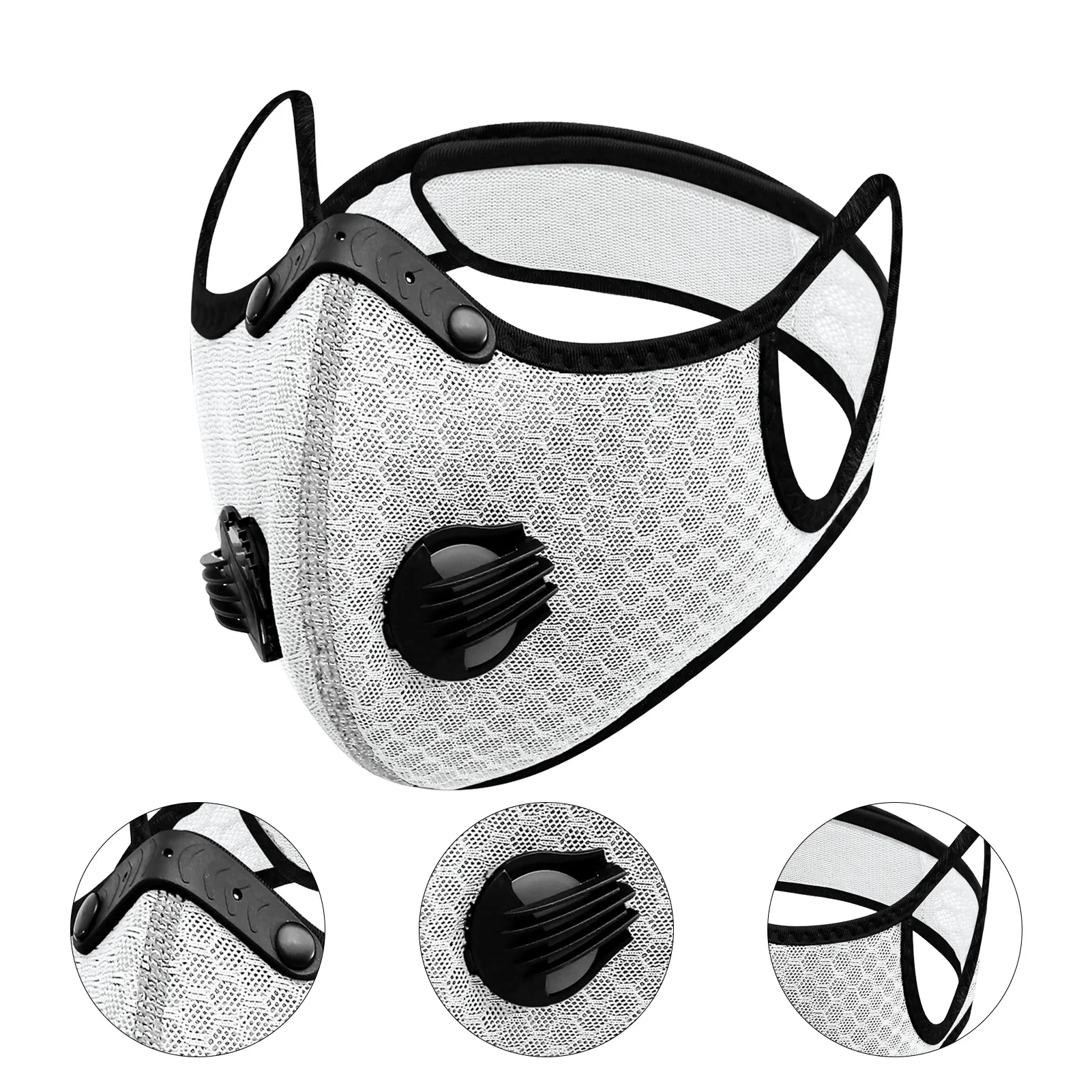 Unisex Windproof Riding Mask Breathable Filtration Outdoor Sports Masks for Snowboarding or Climbing