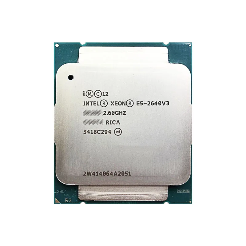 Intel Xeon E5-2640V3 Used E5 2640 v3 2.6 GHz Eight-Core  16 The number of threads Socket 2011-3 / R3 / LGA2011-3