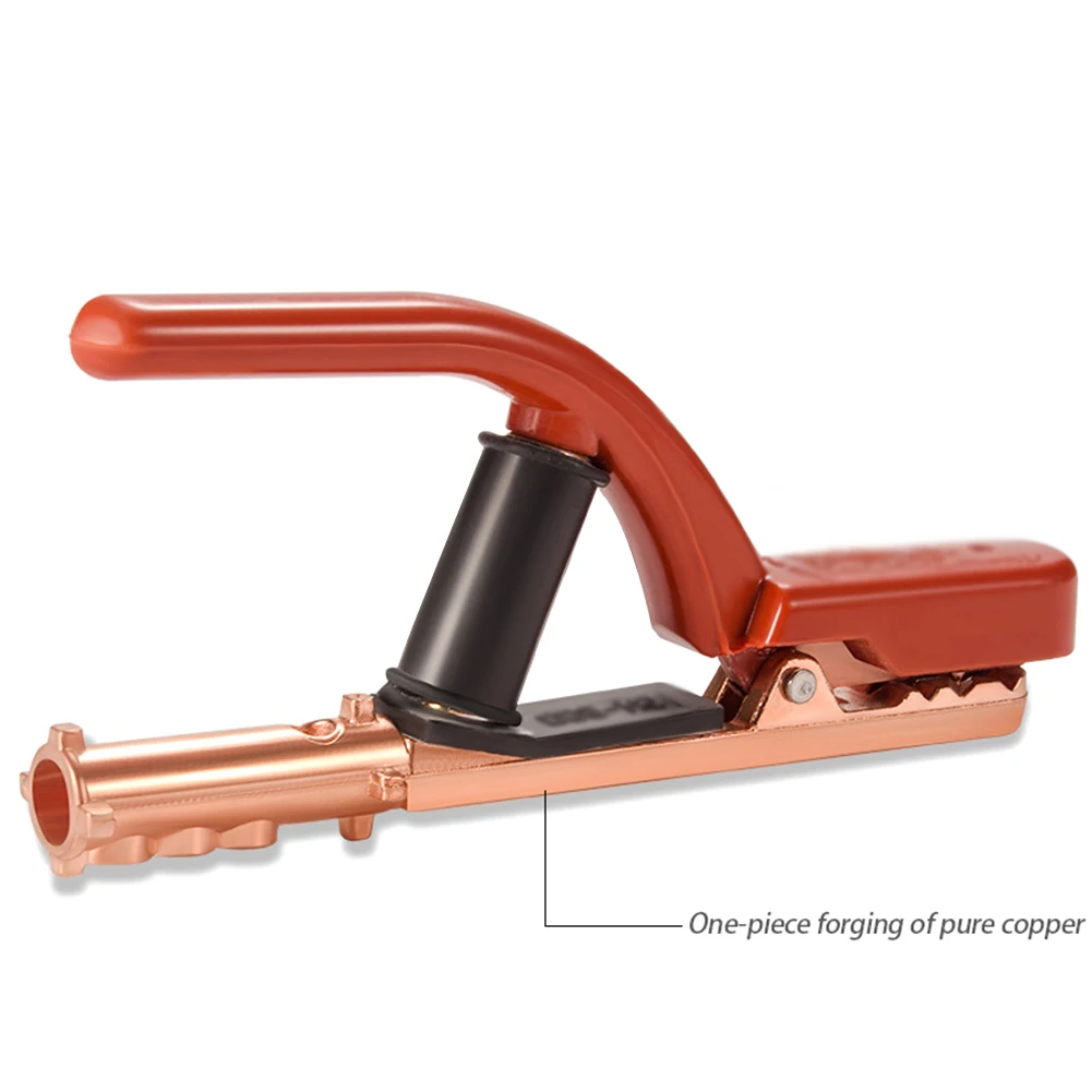 

Efficient 300A/800A Welding Electrode Holder with Insulated Handle High Conductivity Brass Clamp for Reliable Performance