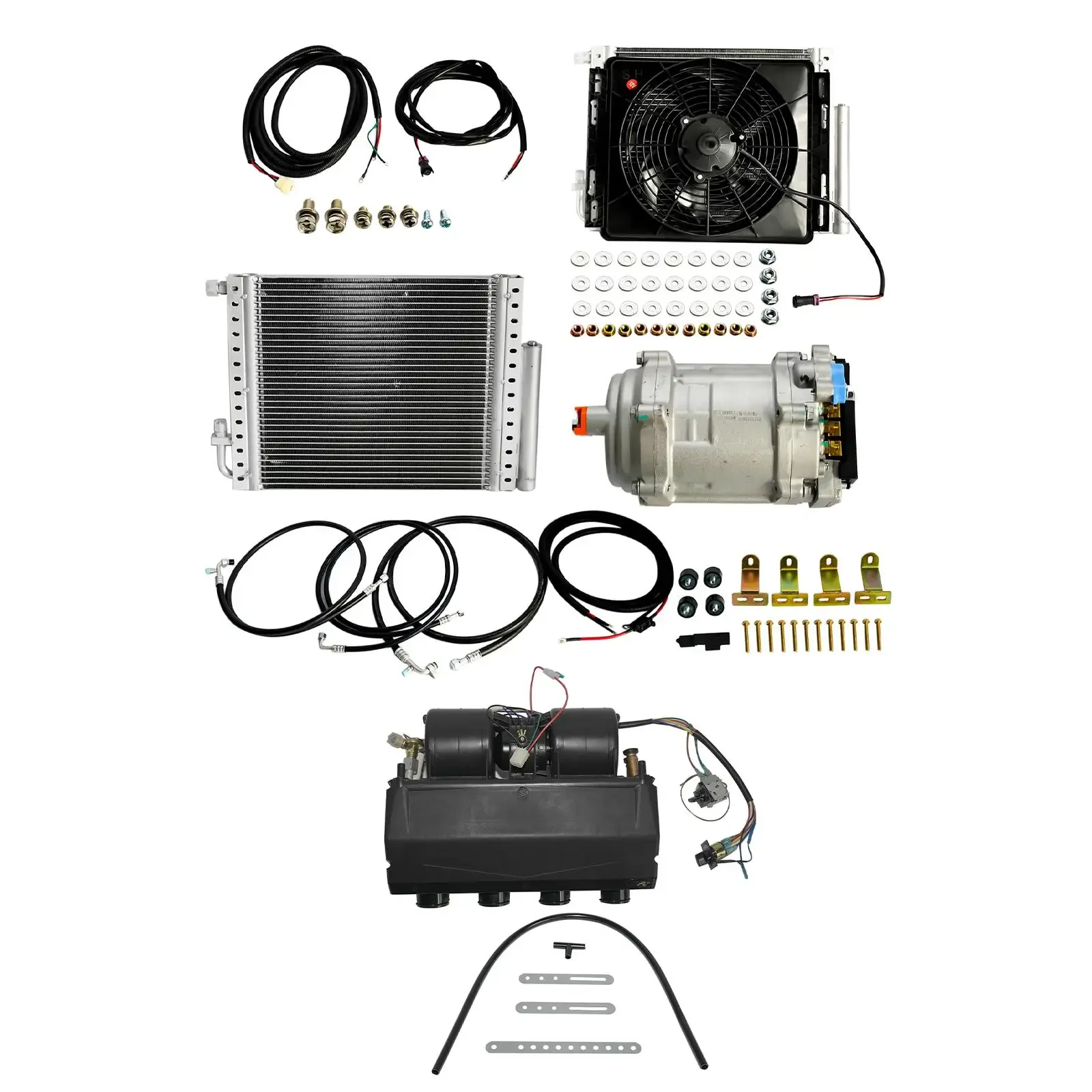 AP03 A/C Kit Universal 12V Under Dash Aire acondicionado Unidad de CA de enfriamiento de ahorro de energía