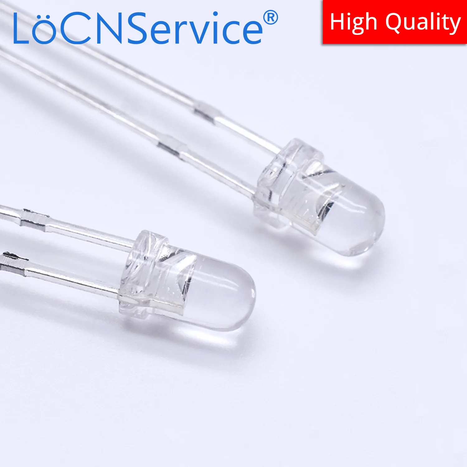 LoCNService 1000PCS 5mm F5 Red Blue Green Warm White Yellow Orange DIP LED Transparent High quality bead light emitting diodes