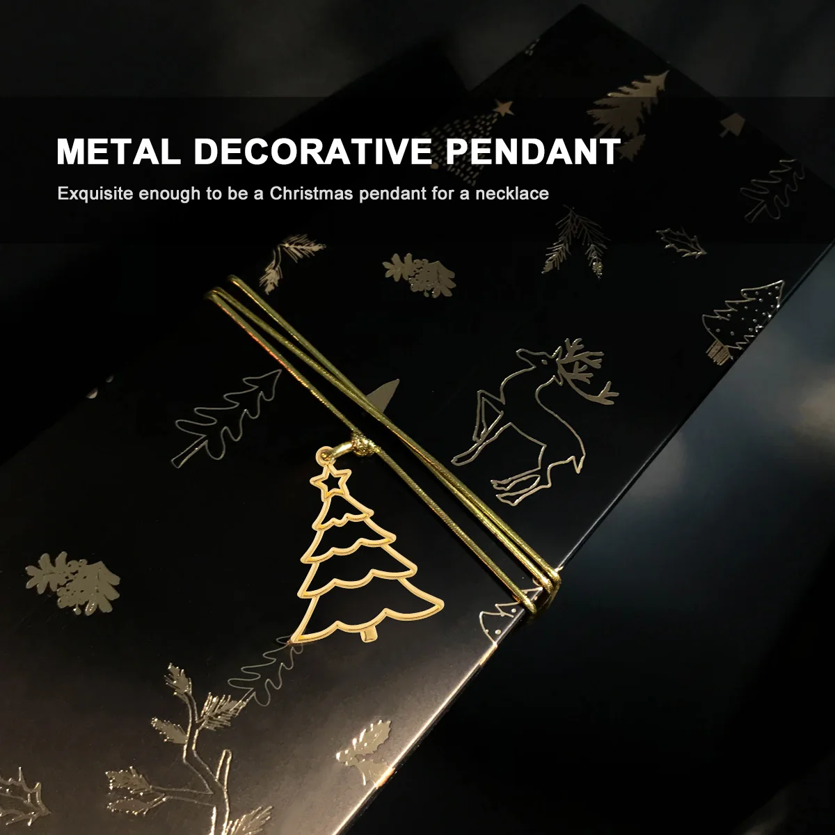 

10pcs Tree Metal Border Charms Cute Pendant Jewelry Making Christmas Pendant Charms Holiday Earring Golden Alloy DIY Crafts