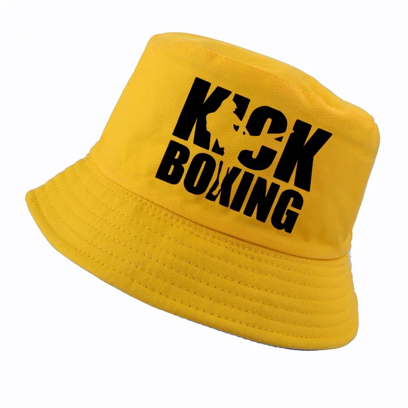 Picture 4: kick boxing hat k pop fashion Men women bucket hat outdoor hunting panama fishing cap fisherman hat women