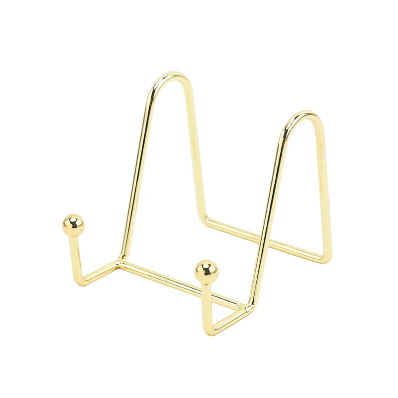 Versatile Photo Display Iron Photo Stand Sturdy Metal Construction Modern Minimalist Holds Phone
