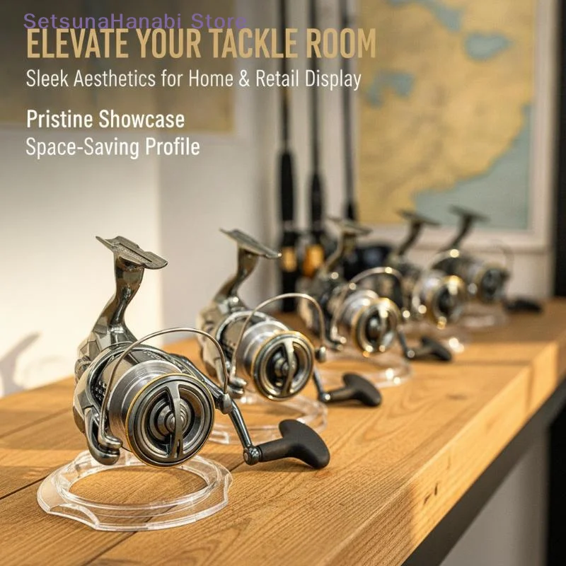 [W]Spinning Fishing Lures Shows Stand Fishing Reel Holder Showing Stand Baits Wobbler Display Shelf Fish Baits Showing Stand