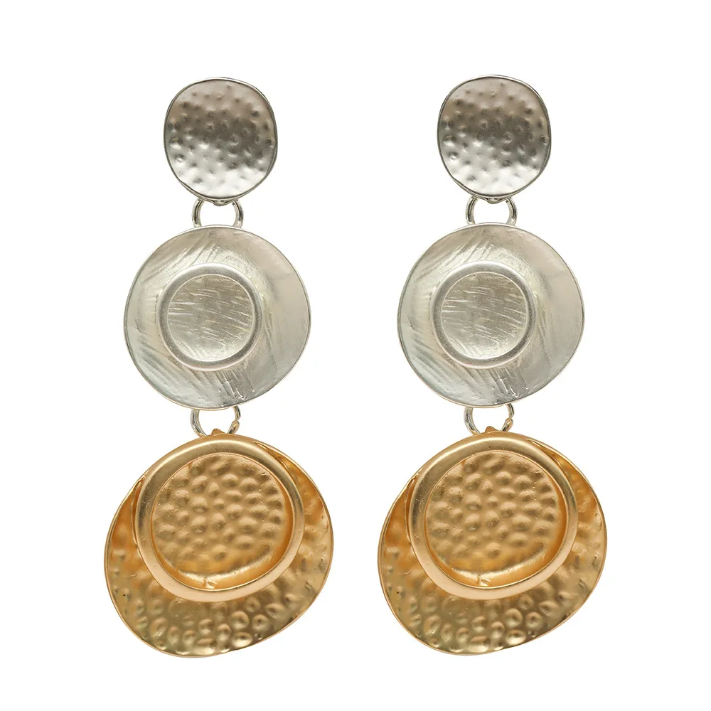 Vintage Long Suspension Earrings for Women Costume Jewelry Geometric Gothic Hanging Pendientes brincos Suspension Accessories