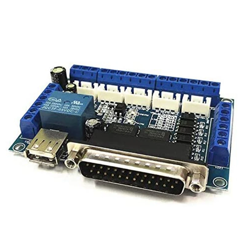 A53Q-Driver Board MACH3 Engraving Machine 5 Axis CNC Breakout Board With Optical Coupler For Stepper Motor Drive Controller