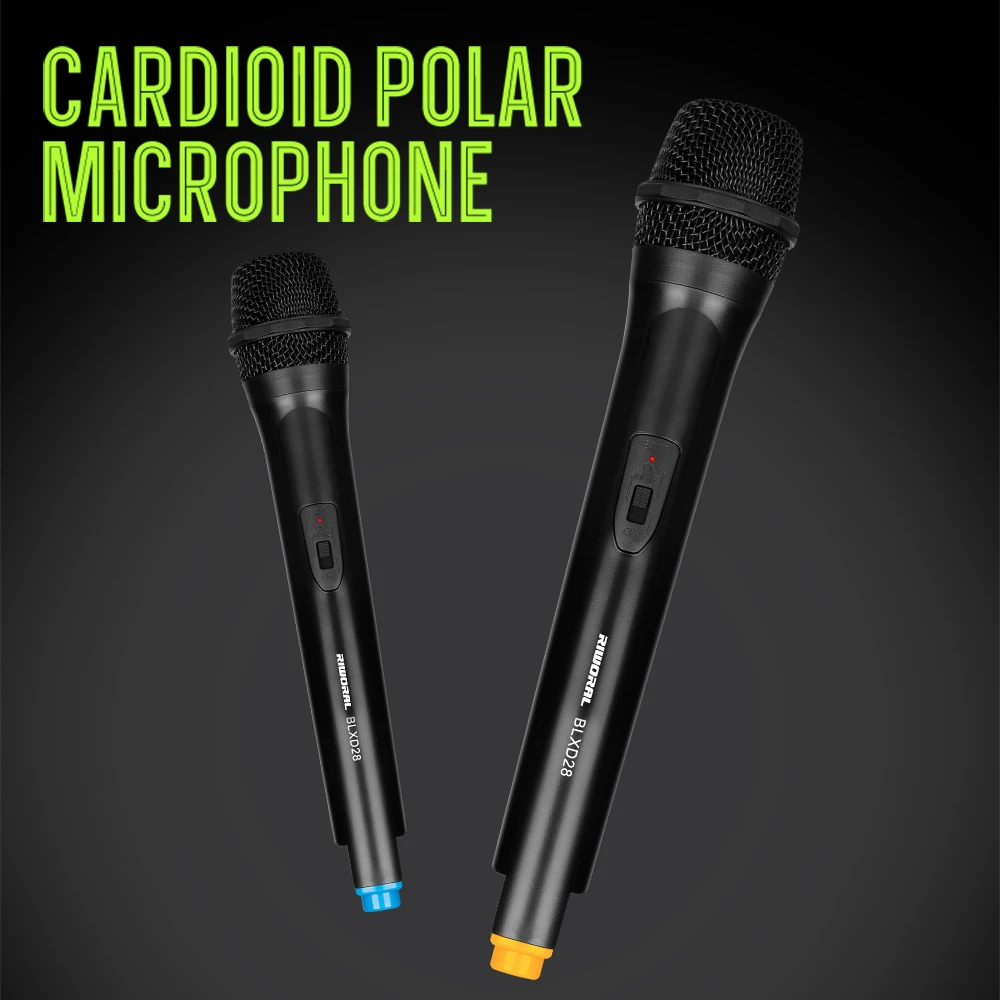 BLXD28 Professional UHF Wireless Dynamic Microphone Handheld Audio Equipment for Studio Recording & Vocal Performance