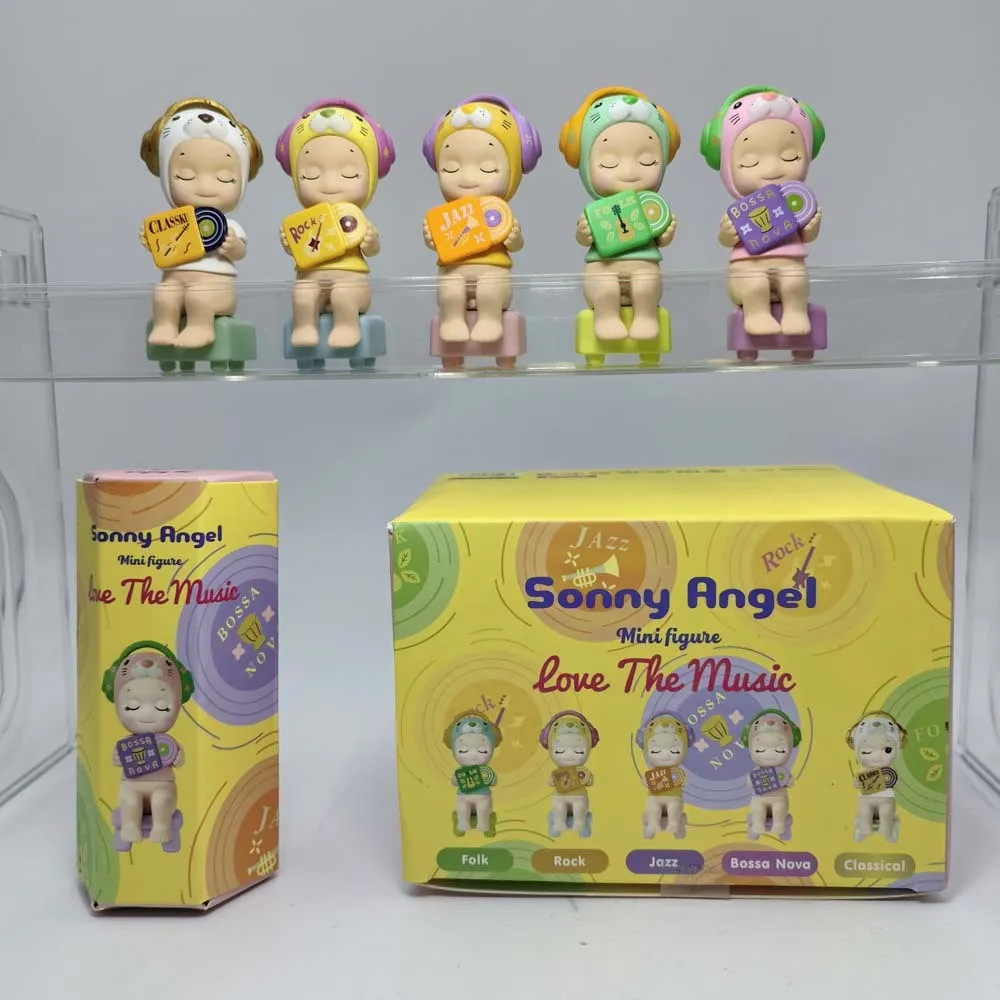 Sonny Angel Love The Music Series Blind Box Mini Figuur Ornamenten Pop Leuke Fans Kindercollectie Mysteries Geschenken Speelgoed