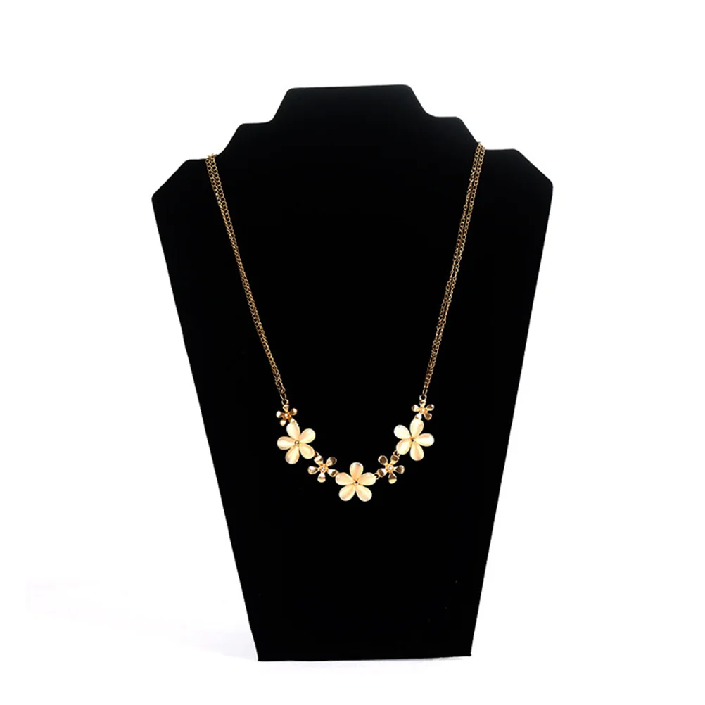 

2Pcs Black Vintage Jewelry Storage Rack Hard Texture Necklace Holder Display Stand Organizer for Home Shop Earrings Pendants