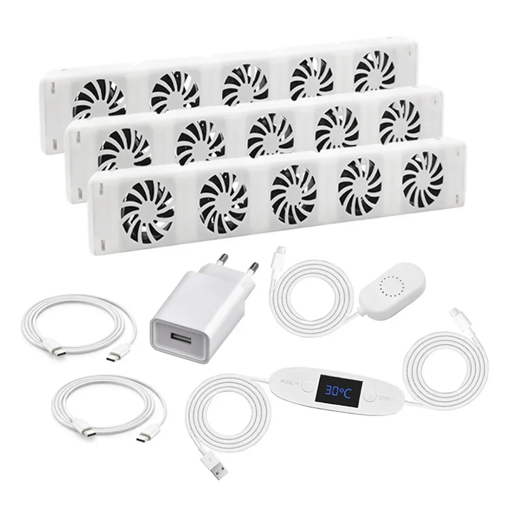 Upgrade 5.0 Radiator Fan For Smart Radiator Booster Extension Set Ventilator Fan Home Fireplace Fan Home Warm Heat Distributions