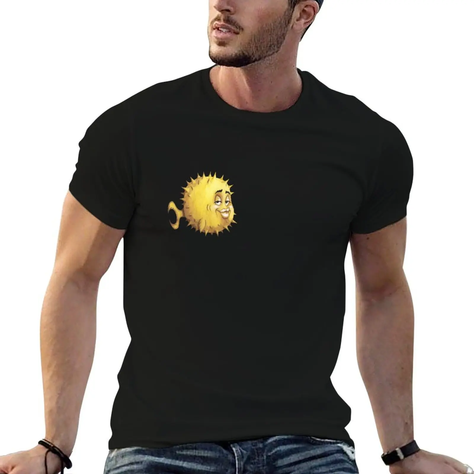 OpenBSD black T-Shirt custom t-shirts cotton man t-shirts Funny t-shirt mens graphic t-shirts anime