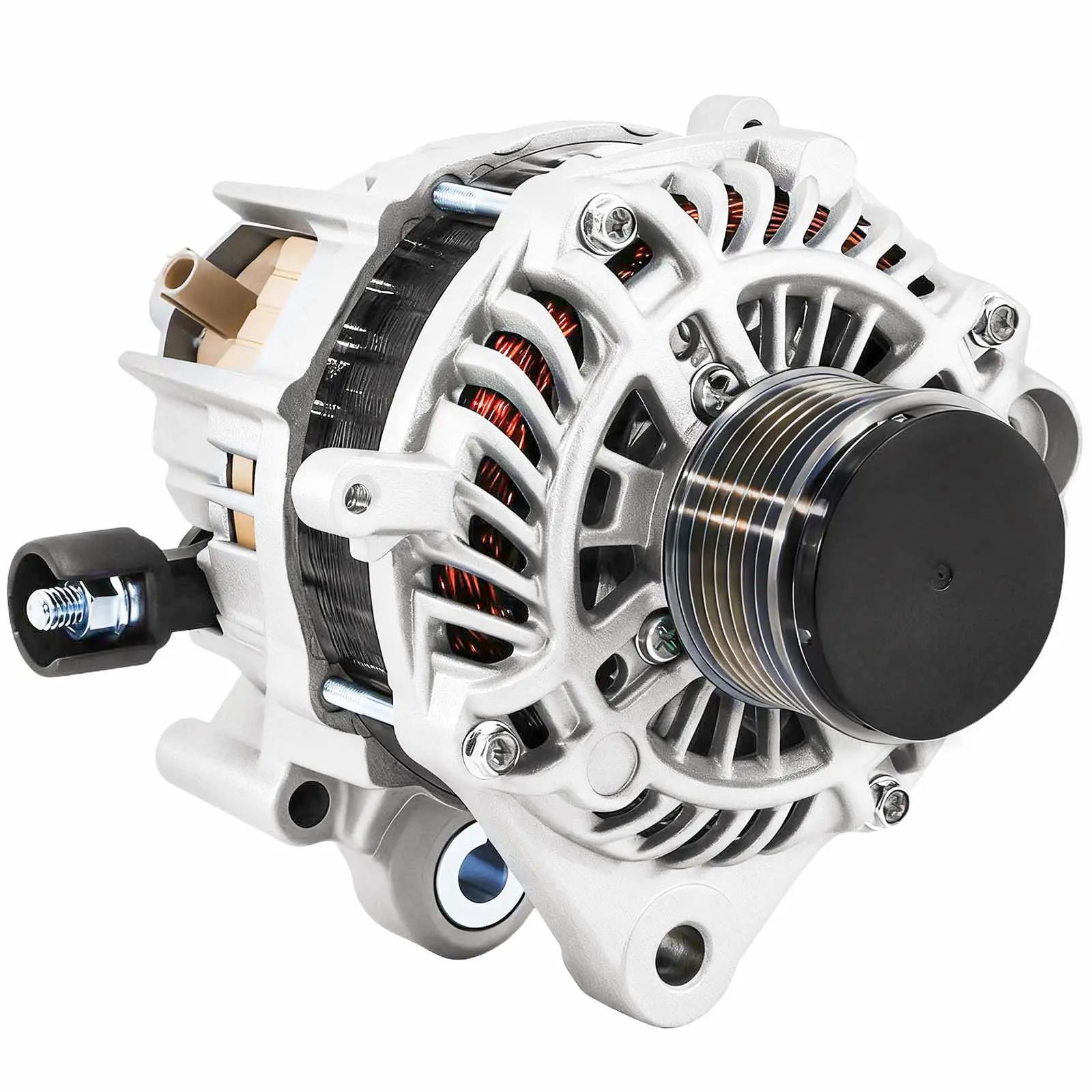 

BDELI Alternator For Honda Accord L4 2.4L 2013-2017 110Amp Part Numbers 31100-5A2-A02 31100-5A2-A02RM 31100-5A2-AA000M2 14489N