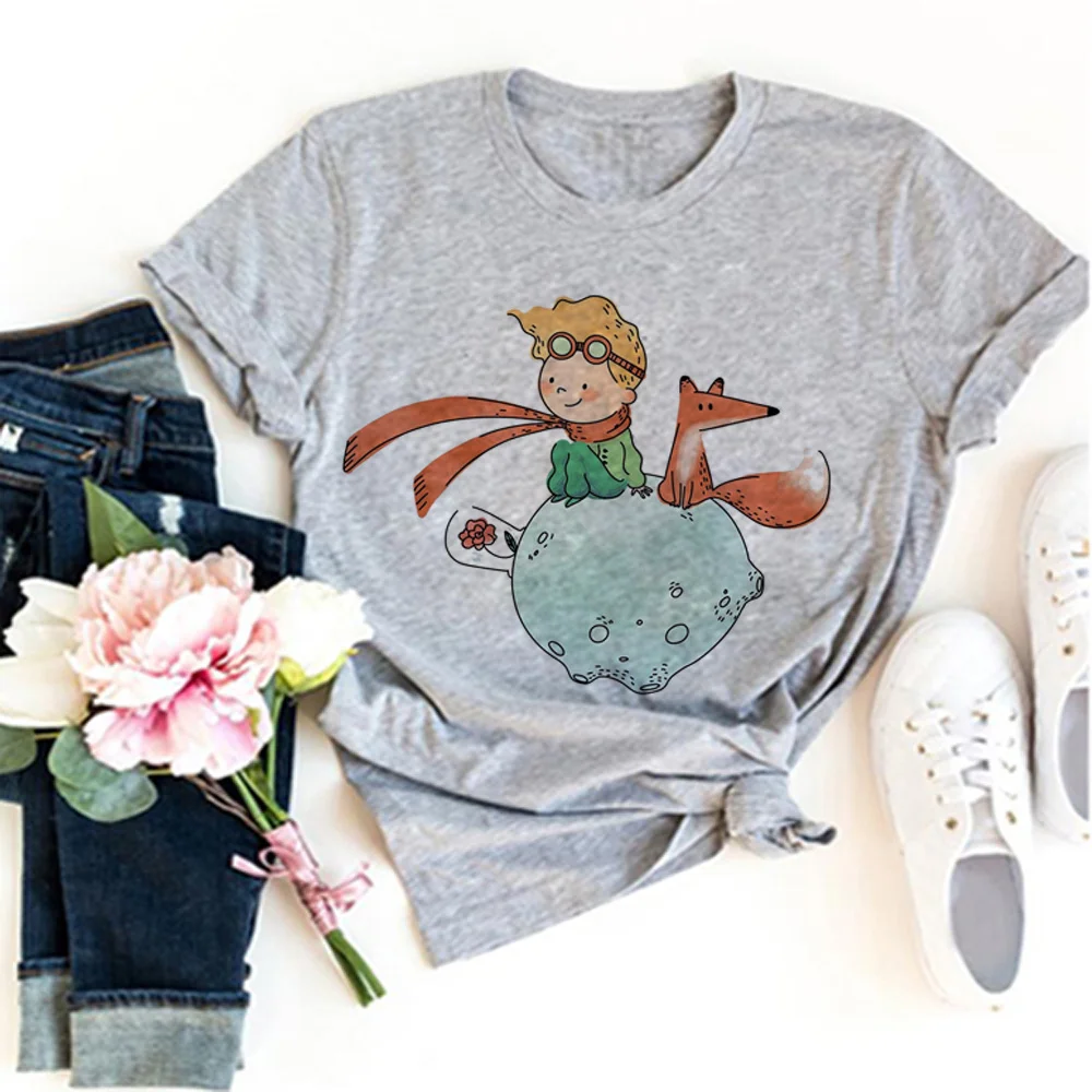 the Little Prince t-shirts women harajuku top female graphic anime clothing