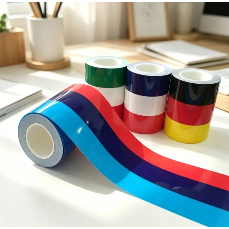 1M Personalized Car Sticker Three-Colored National Flag Design Vinyl Body Decal for Germany Italy France Russia Auto Styling