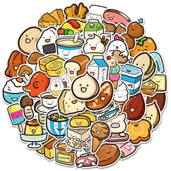 50PCS Fruit and Vegetable Dessert Food Kawaii Stickers Aesthetic DIY Laptop Phone Skateboard Motorcycle Car Waterproof Sticker