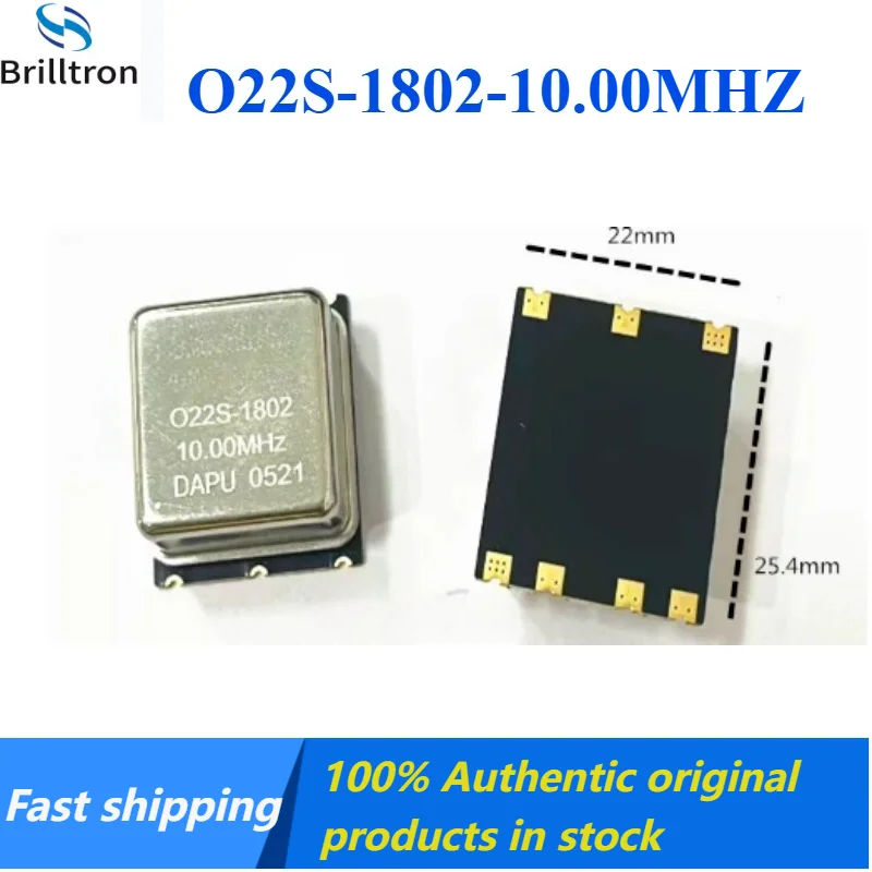 2-10PCS O22S-1802-10.00MHZ OCXO Temperature-Controlled Crystal Oscillator 5V Brand New, Original Stock, Fast Shipping.