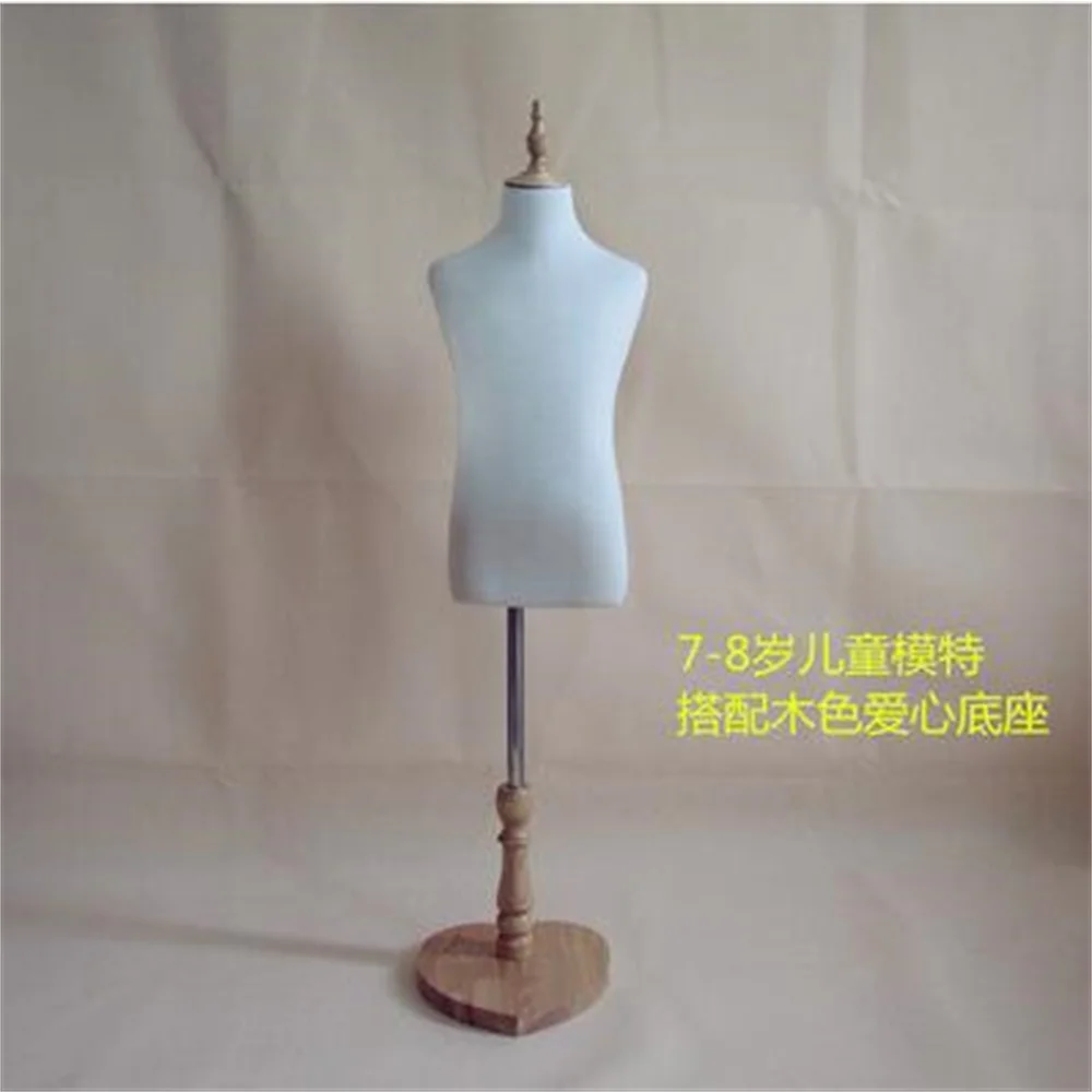 Sewing Child Mannequin Body for Clothes Display DIY Busto Dress, Form Stand,Can Pin, High Quality, 7-8 Year D376 1Pc