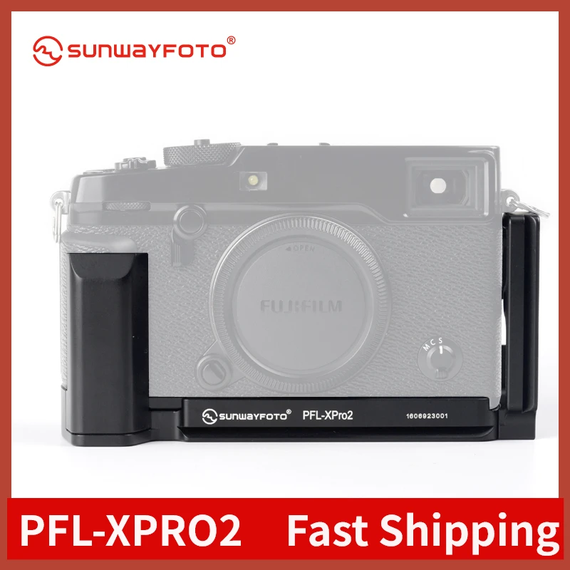 SUNWAYFOTO PFL-XPRO2 Tripod Head Quick Release Plate for Fuji X pro2 Xpro2 L-bracket Specific Aluminum Quick Release Plate