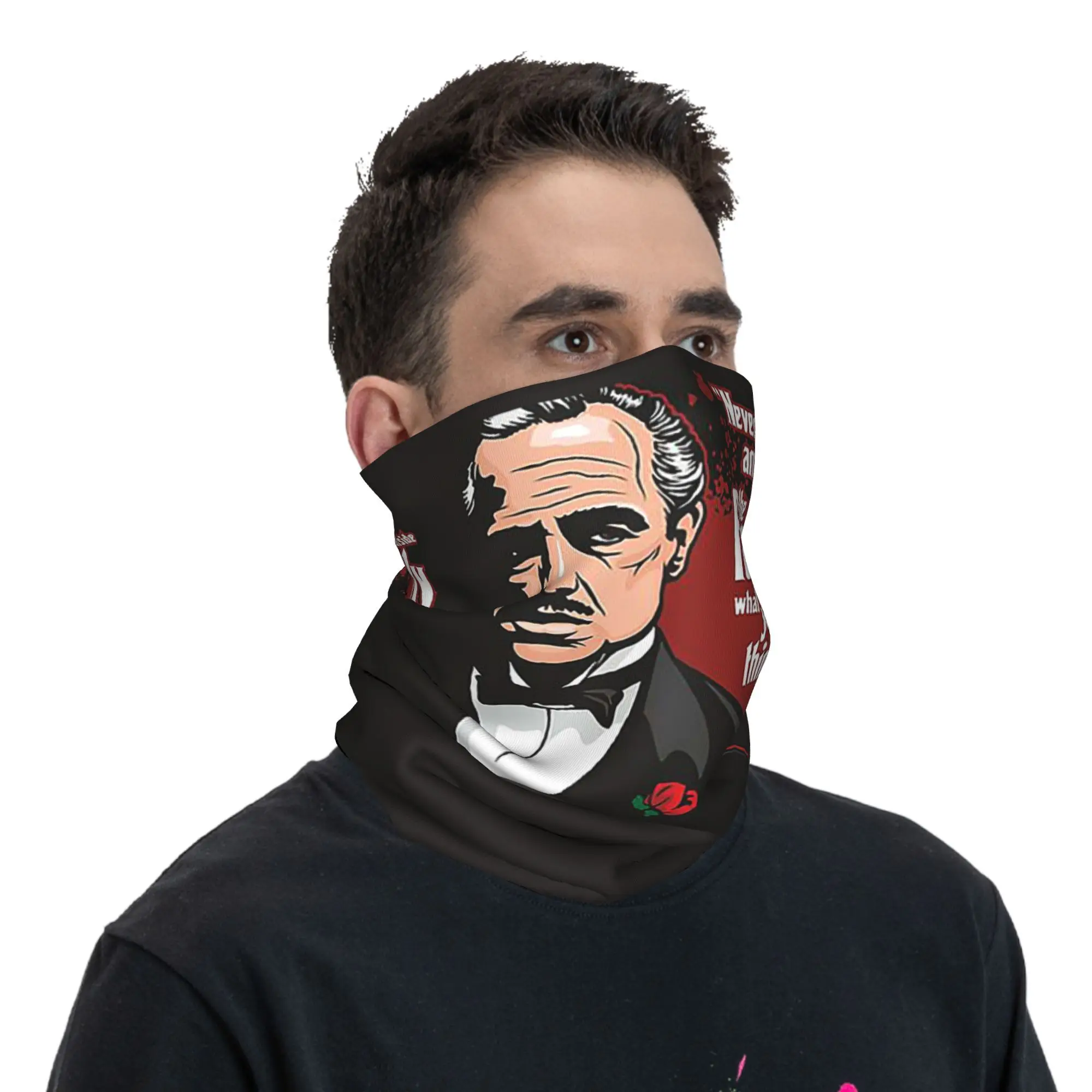 The Godfath Bandana Funda para el cuello Bufanda mágica impresa Mascarilla multifunción Ciclismo Unisex Adulto Transpirable