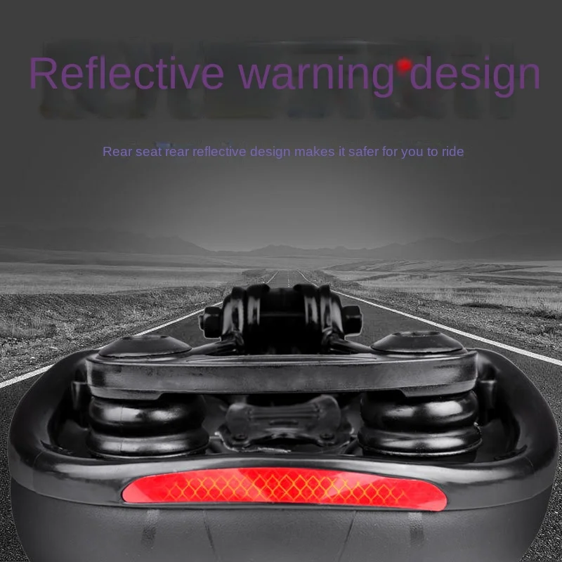 Bike Seat Comfortable & Breathable Bicycle Saddle Cushion Water-Resistant with Dual Shock Absorbing for MTB Mountain Road Bike