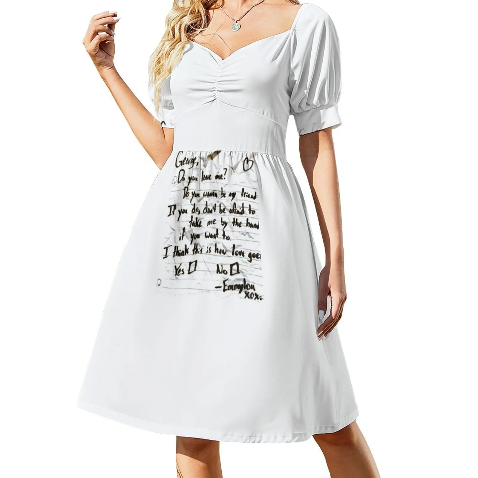 

Check Yes or No Short-Sleeved Dress Woman dresses beach dresses elegant dress