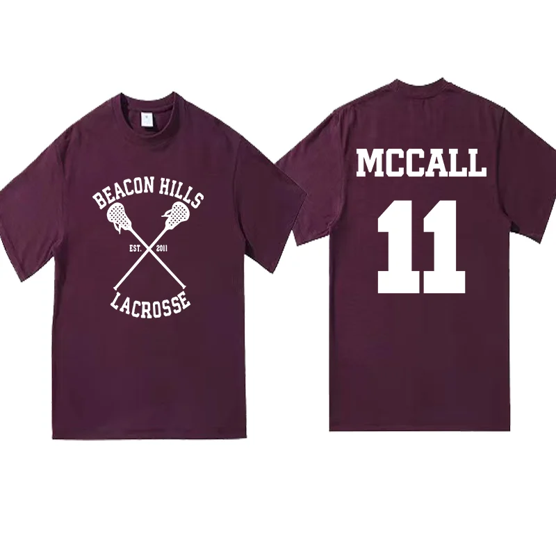 Young Wolf Stiles Stilinski 24 McCall 11 Summer T-shirt Men and Women Bicken Mountain Field Hockey T-shirt Dylan