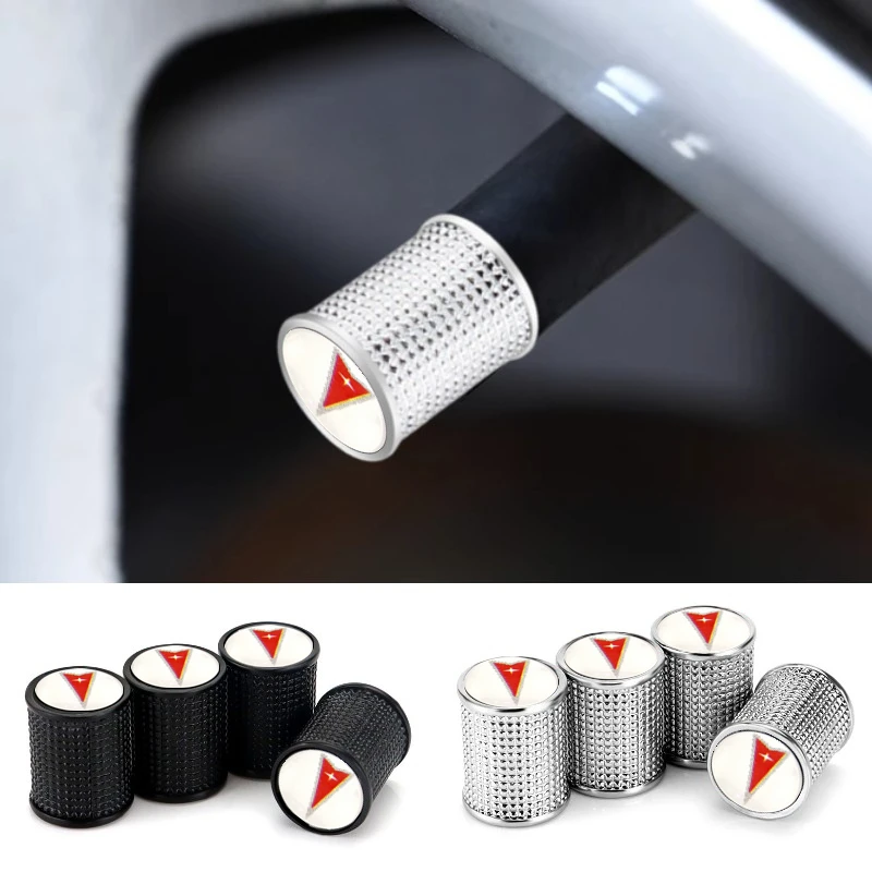 Tapas de válvula de neumático de coche, cubierta de aire para vástago de neumático para Pontiac Firebird Sunfire Grand Am Grand Prix Bonnevi 11e Montana, accesorios para ruedas