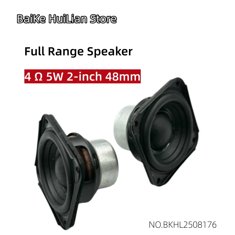 2-inch 48mm diameter 4 Euro 5W subwoofer full range speaker Bluetooth speaker retrofit speaker