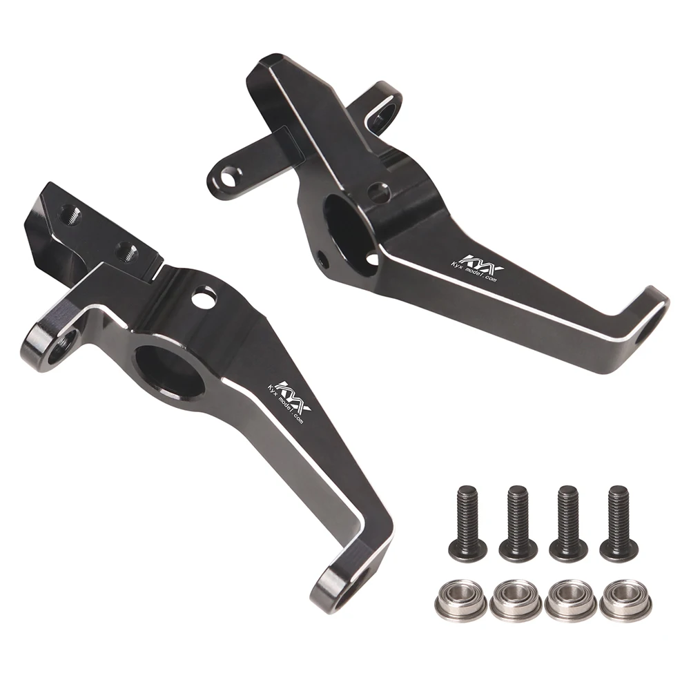 KYX Racing Aluminum Front Axle C Hub Carrier Set Upgrades Parts Accessories for 1/8 RC Truck Car Axial AXP8 Gilamon