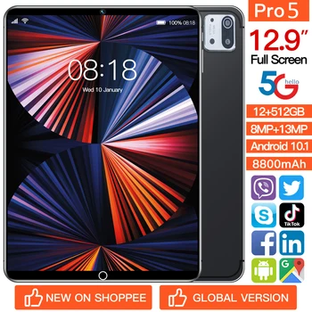 Tablette X5 Pro, 8800mAh, 10.1 pouces, Bluetooth, GPS, Wifi, pour touristes, en veille, haute performance, nouveau modèle 2024