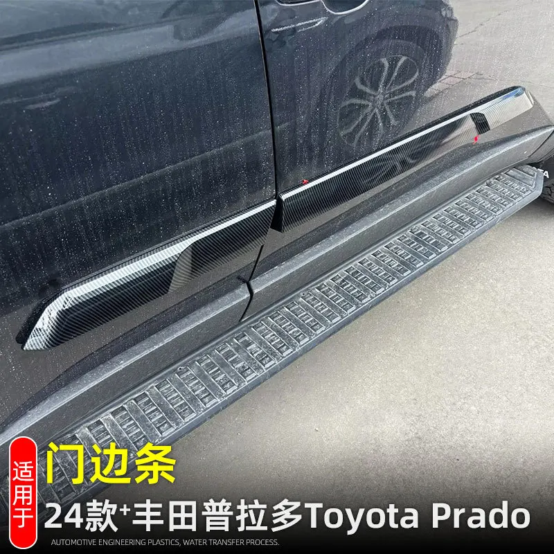 

For Toyota Land Cruiser Prado LC250 2024+ ABS Car Side Body Molding Cover Trim Sticker Protector Frame Car Accessories