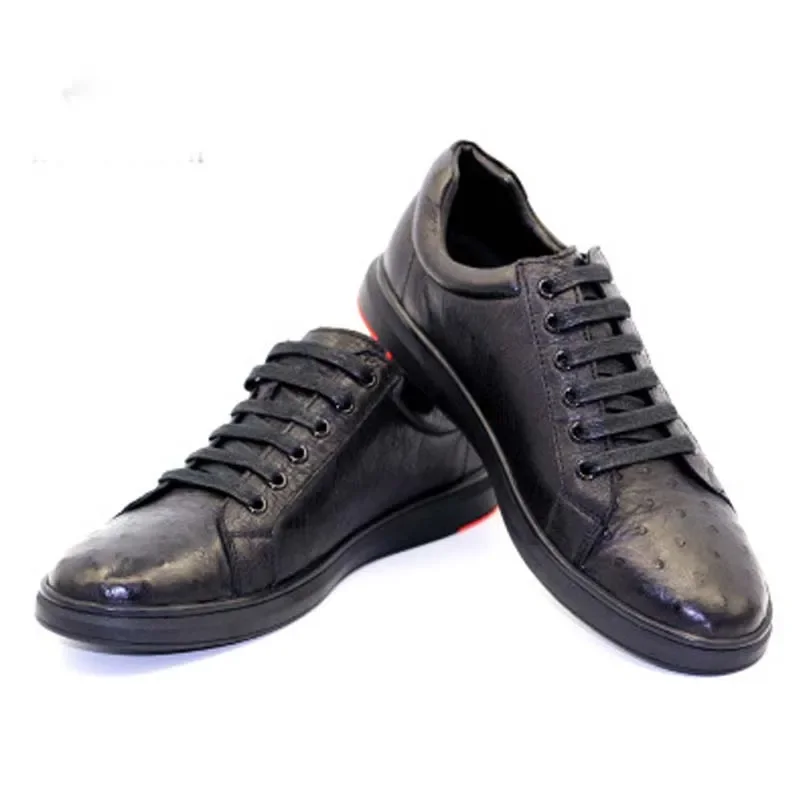 hubu import Ostrich leather  Men shoes  men board Casual