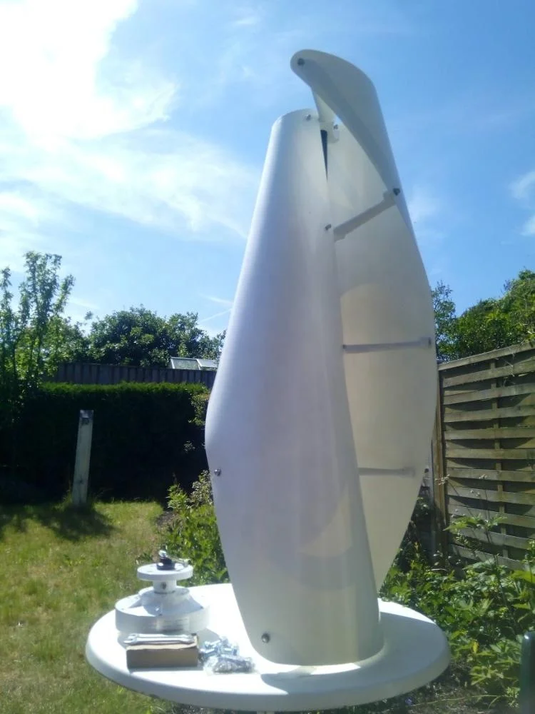 Hot Sale Roof Mount Residential 1000w 48v 96v Vertical Axis Efficient Wind Turbine Generator For Home Use High Efficiency CE