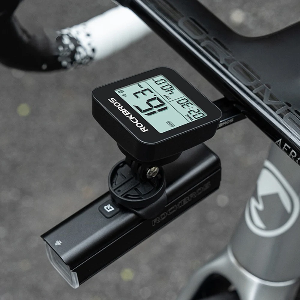 ROCKBROS GPS Bike Computer Speedometer Tracker Cycle Waterproof Automatic Digital Stopwatch Cycling Odometer Bicycle Computer