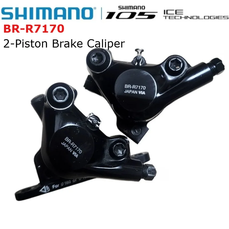 

SHIMANO R7170 2-Piston Brake Caliper 105 Hydraulic Disc Brake BR-R7170 Flat Mount for Mountain Bikes