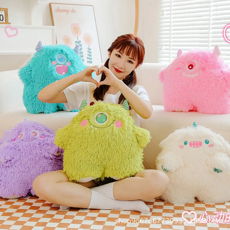 

Ugly-Cute Monster Plush - Large Hug Pillow and Funny Ins Doll Super Soft Big Stuffed Animal Gift for Girls and Birthdays