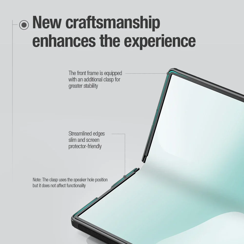 Etui Nillkin do Samsung Galaxy Z Fold8 Ultra 7 Super Frosted Fold Magnetic Anti-Fingerprint Cases Hard PC Protection Full Cover — zdjęcie produktu 5