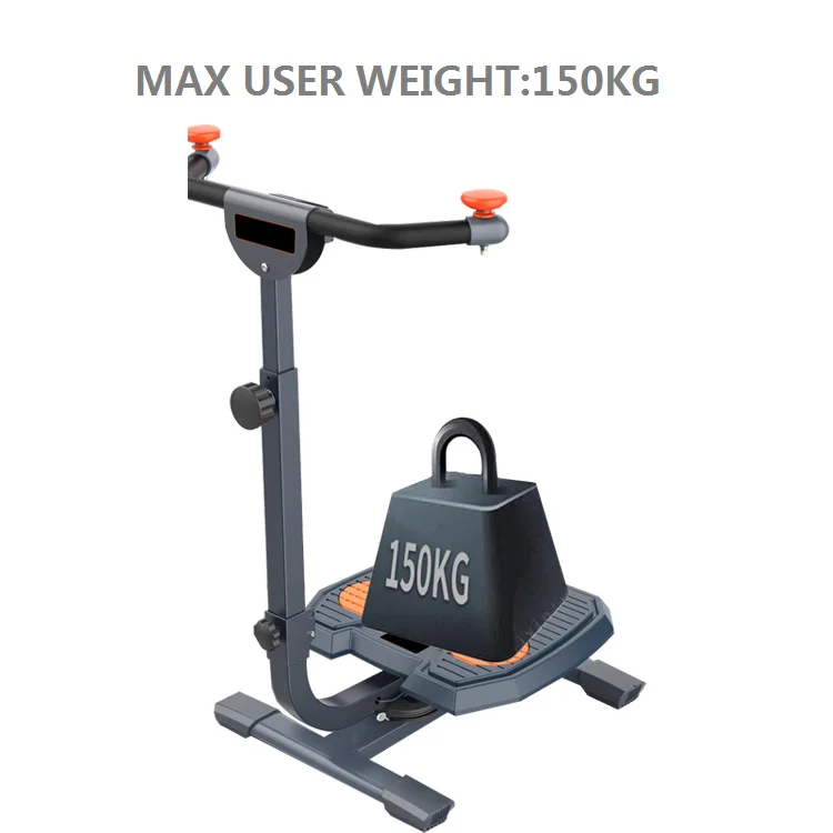 

Foldable Waist Twister & Stepper ABS Core & Cardio Training Machine with Rotary Disc