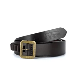 Tourbon Hunting Accessories Cartridges Belt Fits for .44/45mag Ammo 25 Rounds Leather Shell Bandolier XL Size 39-45