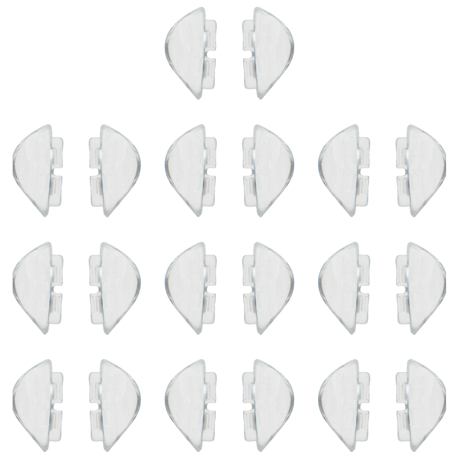 

10 Pairs Silicone Glasses Nose Pads Sunglasses Replacement Eyeglass for Anti Slip Soft