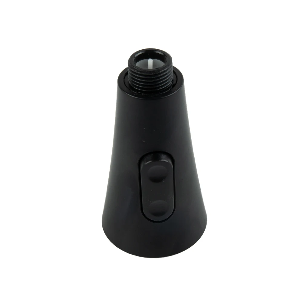Replacement Pull Out Spray Head for Kitchen Sink Basin Mixer Taps Dual Water Flow Modes Rain and Bubbling ABS Construction