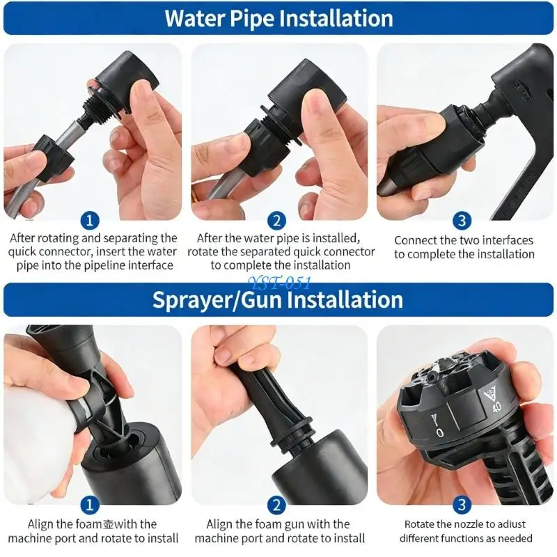 E15A Portable Cleaning Device 24000RPM Strong Water stream For Outdoor Home Tasks