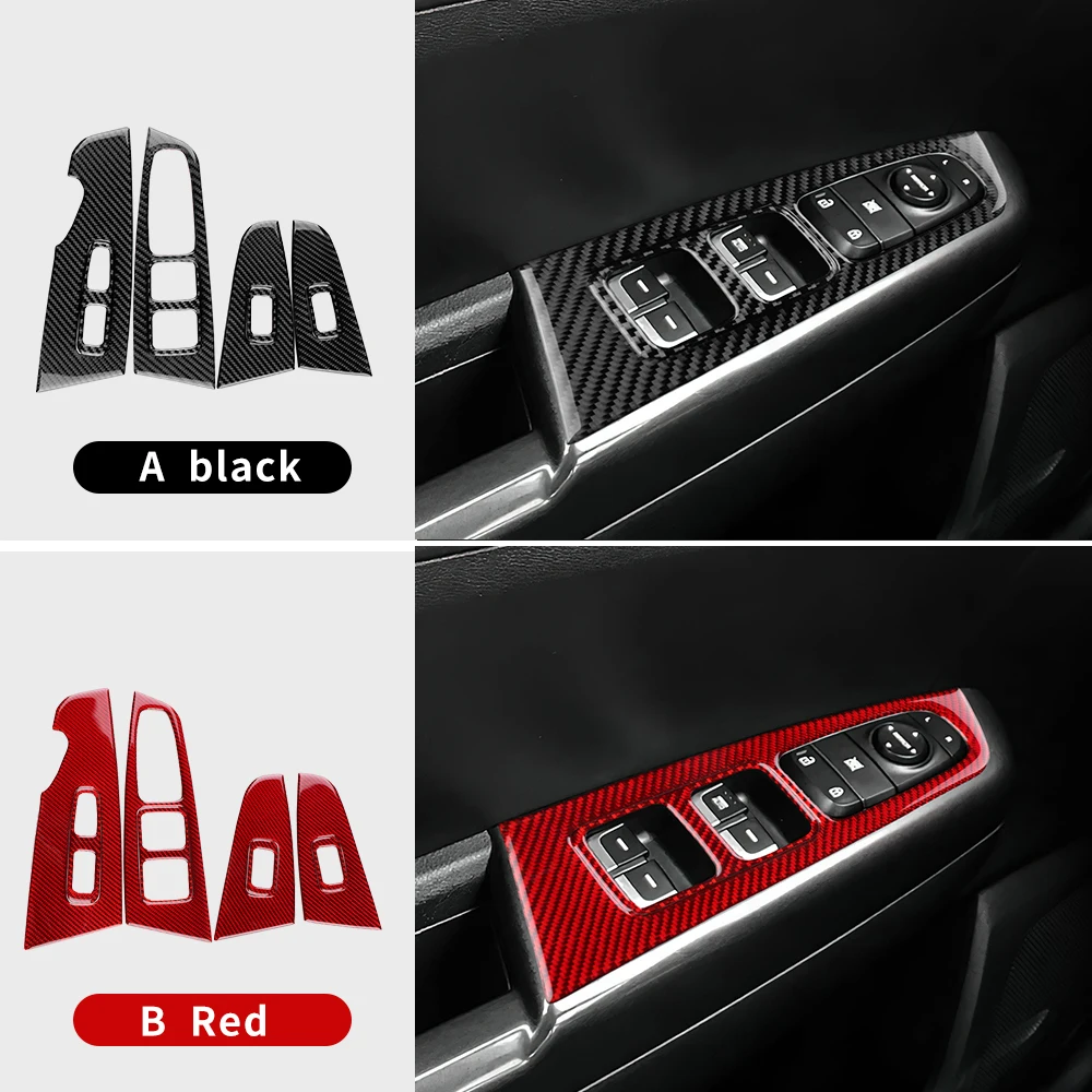 

For Kia Sportage 2017 2018 2019 2020 2021 Real Soft Carbon Fiber Sticker LHD Car Front Rear Door Window Llift Panel Trim
