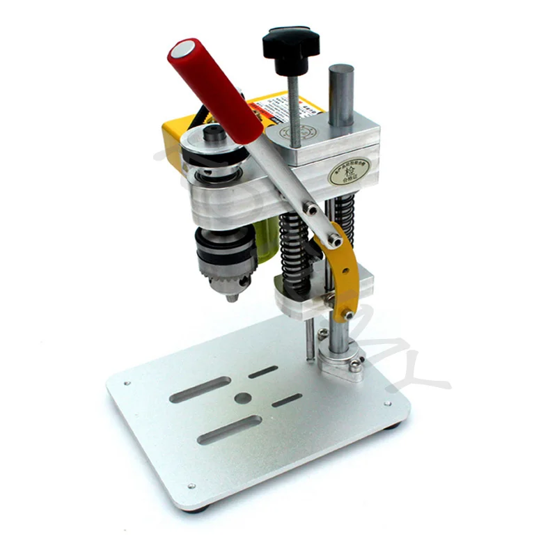 B10 Chuck Mini Drill Press Precision CNC Table Drilling Machine Portable Benchtop Driller DIY Crafts Tool