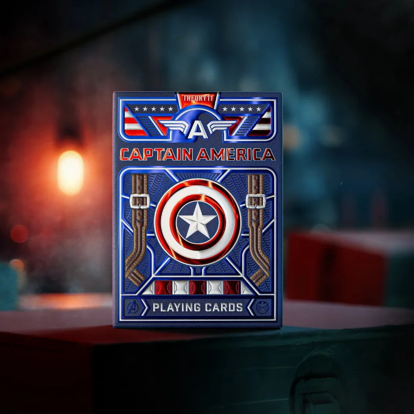 ホットマーベルキャプテンアメリカポーカーアニメトランプクリエイティブボードゲームエンターテイメントポーカーカードおもちゃファン収集ギフト